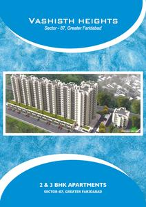 Image of 566 Sq.ft 2 BHK Apartment / Flat for sale in Vashisth Heights, Sector 87, Faridabad for Rs. 4500000