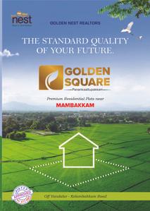 Image of 1000 Sq.ft Residential Plot / Land for sale in Golden Square Phase 2, Kandigai, Chengalpattu, Chennai for Rs. 2450000
