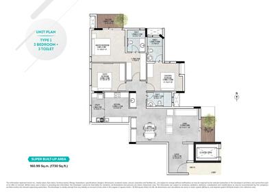 Image of 3450 Sq.ft 4 BHK Apartment / Flat for sale in Brigade Millennium Annexe, JP Nagar, Bengaluru for Rs. 45000000