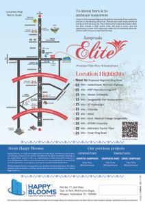 Image of 167 Sq.ft Residential Plot / Land for sale in Samprada Elite, Sadasivpet, Sangareddy for Rs. 2672000