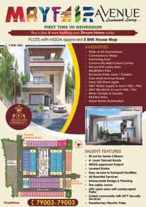 Image of 1440 Sq.ft Residential Plot / Land for sale in Presidency Mayfair Avenue, Turner Road, Dehradun for Rs. 12000000
