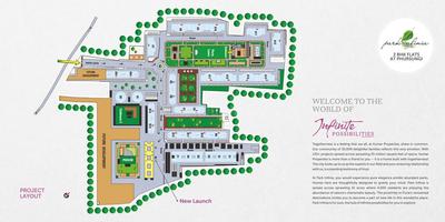 Image of 1032 Sq.ft 2 BHK Apartment / Flat for sale in Kumar Corp Park Infinia Phase IV, Fursungi, Pune for Rs. 8600000