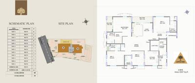 Image of 1933 Sq.ft 3 BHK Apartment / Flat for sale in SFS Capital Park, Palayam, Thiruvananthapuram for Rs. 17000000