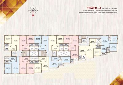 Image of 1050 Sq.ft 1 BHK Apartment / Flat for sale in Siddheshwari Siddheshwari Nandish Avenue, Kalali, Vadodara for Rs. 2200000