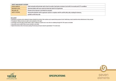 Vatika Seven Elements Brochure 20