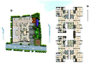 Image of 819 Sq.ft 2 BHK Apartment / Flat for sale in Srishti Samarth, Bhandup West, Mumbai for Rs. 14000000
