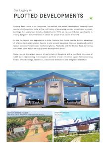 Image of 2845 Sq.ft Residential Plot / Land for sale in Century Greens Phase 1, Doddacheemanahalli, Bengaluru for Rs. 22000000