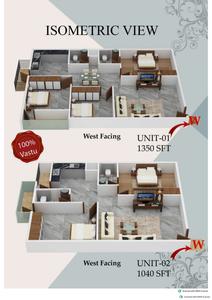 Image of 1175 Sq.ft 2 BHK Apartment / Flat for sale in Sai Temple Chimes, Banashankari, Bengaluru for Rs. 10868750