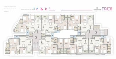 Image of 2241 Sq.ft 3 BHK Apartment / Flat for sale in Sudarshan Pride, Science City, Ahmedabad for Rs. 16000000
