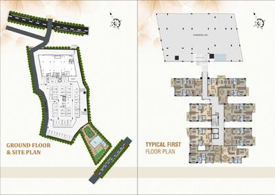 Image of 702 Sq.ft 2 BHK Apartment / Flat for sale in Roodraksh Pearl, 79 Tilla, Agartala for Rs. 4350000