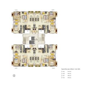 Image of 1650 Sq.ft 3 BHK Apartment / Flat for sale in Signum Aristo, Maniktala, Kolkata for Rs. 21000000