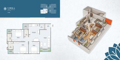 Image of 714 Sq.ft 2 BHK Apartment / Flat for sale in Ratnam Aura, Harni, Vadodara for Rs. 4000000