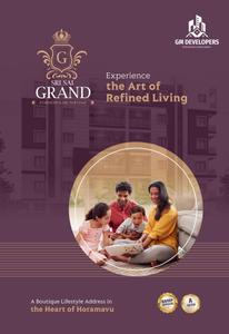 Image of 1116 Sq.ft 2 BHK Apartment / Flat for sale in GM Sri Sai Grand, NRI Layout, Bengaluru for Rs. 7400000