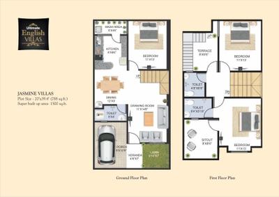 Image of 882 Sq.ft Residential Plot / Land for sale in Ultimate English Villas Phase 02, Mahawadiya, Bhopal for Rs. 4500000