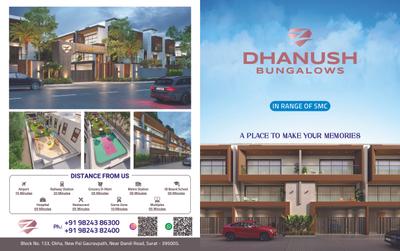Image of 110 Sq.ft Residential Plot / Land for sale in Dhanush Bungalows, Jahangir Pura, Surat for Rs. 8195000