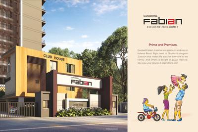 Image of 980 Sq.ft 2 BHK Apartment / Flat for sale in Choice Goodwill Fabian, Lohegaon, Pune for Rs. 6500000