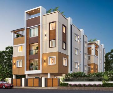 Image of 880 Sq.ft 2 BHK Apartment / Flat for sale in AK Watermelon Turnmaline, Pammal, Chennai for Rs. 6160000