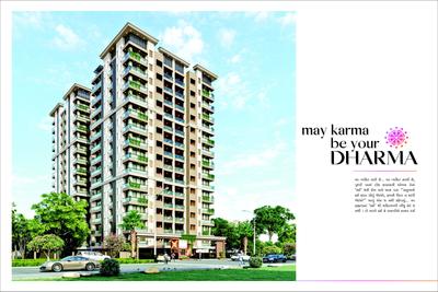 Image of 1250 Sq.ft 3 BHK Apartment / Flat for sale in Shrinathji Karma Skylife, Ghanteshwer, Rajkot for Rs. 4499000