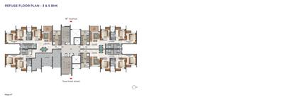 Image of 1262 Sq.ft 3 BHK Apartment / Flat for sale in Lodha Palava Olivia C, Dombivli East, Thane for Rs. 13600000