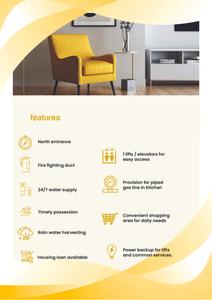 Image of 900 Sq.ft 2 BHK Apartment / Flat for sale in Super Homes, Sector 104, Noida for Rs. 5500000