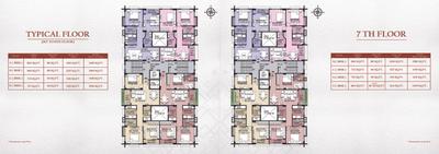 Image of 920 Sq.ft 2 BHK Apartment / Flat for sale in Sun Grand Basumati, Tangra, Kolkata for Rs. 8625000