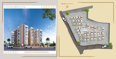 Image of 844 Sq.ft 2 BHK Apartment / Flat for sale in Trustworthy The Edge, Garia, Sonarpur, Kolkata for Rs. 3122000