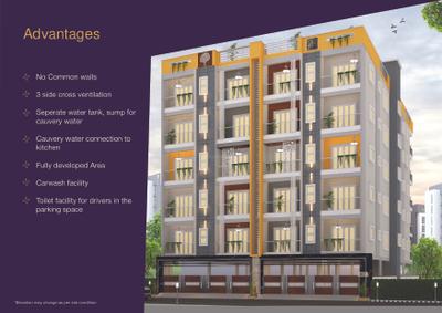 Image of 1200 Sq.ft 3 BHK Apartment / Flat for sale in Sree Reddy Ihitha, Marathahalli, Bengaluru for Rs. 12104000