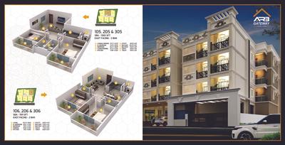Image of 1100 Sq.ft 2 BHK Apartment / Flat for sale in AR ARB Gateway, Horamavu, Bengaluru for Rs. 9350000