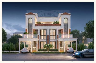 Image of 1756 Sq.ft 4 BHK Villa for sale in Navya Swarnim Palace, Tarsali, Vadodara for Rs. 8100000