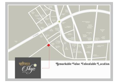 Image of 1674 Sq.ft 3 BHK Apartment / Flat for sale in Param Paarijat Skyz, Sargasan, Gandhinagar for Rs. 7500000