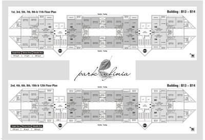 Image of 950 Sq.ft 2 BHK Apartment / Flat for sale in Kumar Park Infinia I1 I2 I3 J2 J3 And K1, Fursungi, Pune for Rs. 7200000