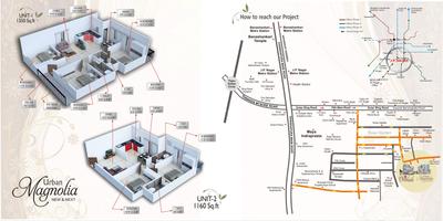 Image of 1160 Sq.ft 2 BHK Apartment / Flat for sale in Urban Mangolia, JP Nagar, Bengaluru for Rs. 14500000