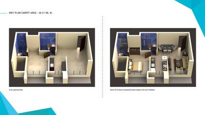 Image of 600 Sq.ft 1 BHK Apartment / Flat for sale in Sahyog Oshi, Jogeshwari West, Mumbai for Rs. 12000000