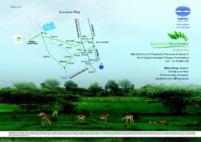 Image of 600 Sq.ft Residential Plot / Land for sale in Bakeri Serenity Pastures, Lakshmanpura, Ahmedabad for Rs. 4200000
