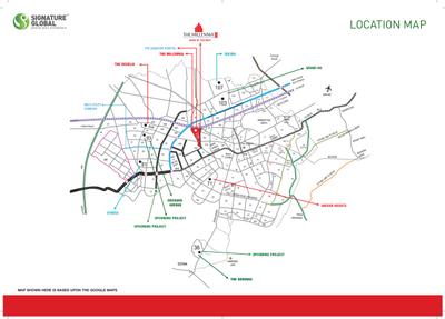 Image of 670 Sq.ft 2 BHK Apartment / Flat for sale in Signature Global The Millennia 2, Sector 37C, Gurgaon for Rs. 6950000