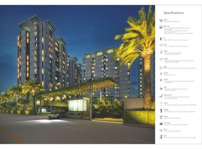 Image of 750 Sq.ft 2 BHK Apartment / Flat for sale in Aadesh Sundaram City Phase 3, Madhapar, Rajkot for Rs. 3200000