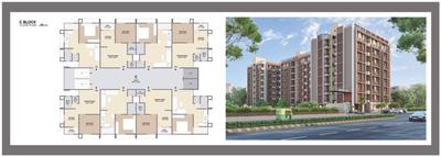Image of 650 Sq.ft 2 BHK Apartment / Flat for sale in Ganesh Lotus, Lambha, Ahmedabad for Rs. 2300000