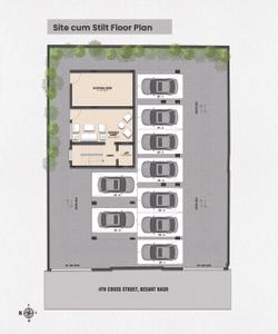 Image of 1504 Sq.ft 3 BHK Apartment / Flat for sale in Akshaya Mbessy 62, Besant Nagar, Chennai for Rs. 26500000