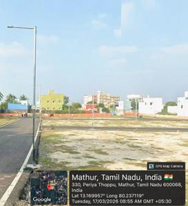Image of 800 Sq.ft Residential Plot / Land for sale in AVM Metro City, Mathur, Mathavaram, Chennai for Rs. 5040000
