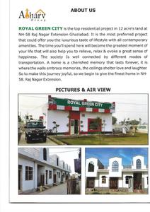 Image of 1215 Sq.ft Residential Plot / Land for sale in Atharv Royal Green City, Morta Village, Ghaziabad for Rs. 3915000