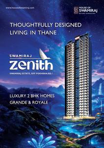 Image of 650 Sq.ft 2 BHK Apartment / Flat for sale in Swamiraj Zenith, Thane West, Thane for Rs. 9000000