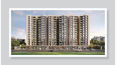 Image of 1700 Sq.ft 3 BHK Apartment / Flat for sale in Ashapura Samanvay Scintilla, Bopal, Ahmedabad for Rs. 8200000