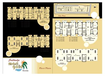 Image of 1202 Sq.ft 2 BHK Apartment / Flat for sale in Saldanha Marigold, Porvorim, Goa for Rs. 10000000