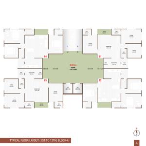 Image of 1980 Sq.ft 3 BHK Apartment / Flat for sale in Keshav Shashwat Aura, Vastral, Ahmedabad for Rs. 7000000
