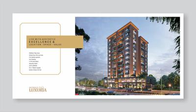 Image of 2700 Sq.ft 3 BHK Apartment / Flat for sale in Sadhna Skywalk Luxuria, Gota, Ahmedabad for Rs. 16000000