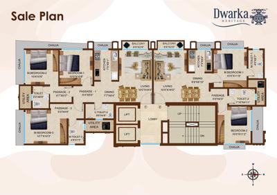 Image of 820 Sq.ft 2 BHK Apartment / Flat for sale in Heritage Dwarka Kunj CHSL, Chembur, Mumbai for Rs. 30500000