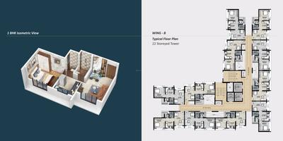 Image of 600 Sq.ft 1 BHK Apartment / Flat for sale in Sai Shrushti Shiv Sarovar Heritage, Shilphata, Thane for Rs. 3695000