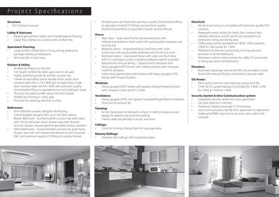 Image of 1835 Sq.ft 3 BHK Apartment / Flat for sale in Puravankara Purva Seasons, C V Raman Nagar, Bengaluru for Rs. 38500000