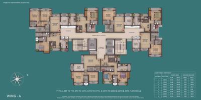 Image of 560 Sq.ft 1 BHK Apartment / Flat for sale in Siddhi Highland Springs B4 D Wing, Thane West, Thane for Rs. 8500000