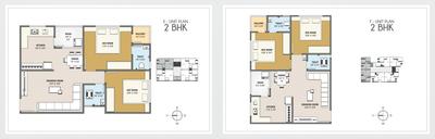 Image of 574 Sq.ft 2 BHK Apartment / Flat for sale in Nirman Kesar Exotica, Hanspura, Ahmedabad for Rs. 5951000